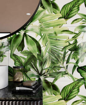 CERAMIKA COLOR PREMIUM GARDEN TROPIC B ДЕКОР 25X75X0,9