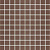 Фото плитки CERAMIKA COLOR LUNA BROWN МОЗАИКА 25x25 из коллекции CERAMIKA COLOR LUNA 