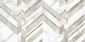 GOLDEN TILE MARMO BIANCO ШЕВРОН 30X60X0,9