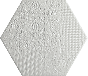 CODICER 95 MILANO HEX WHITE 22Х25