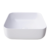 РАКОВИНА НАКЛАДНАЯ 38,5Х38,5 CM SANYCCES CATANIA, БЕЛЫЙ МАТОВЫЙ (LV5200393913WM)