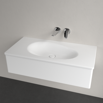 РАКОВИНА ВСТРАИВАЕМАЯ 100Х50 VILLEROY&BOCH ANTAO, WHITE ALPIN (4A76A3R1)