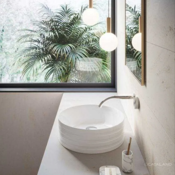 КЕРАМИЧЕСКАЯ РАКОВИНА D40 СМ CATALANO ZERO GLASSY, BIANCO LUCIDO (140AZE00)