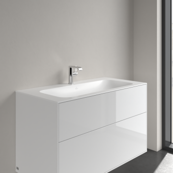 РАКОВИНА ВСТРАИВАЕМАЯ 100Х50 VILLEROY&BOCH FINION, STONE WHITE (4164A2RW)