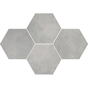 STARGRES STARK GREY MOSAIC HEKSAGON 28.3x40.8