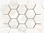 Фото плитки PAMESA CR LUX NOOR WHITE HEXAGONOS 22,5x32,5 из коллекции PAMESA LUX NOOR 