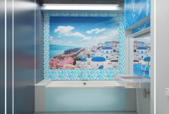 KOTTO PRINT TILES САНТОРИНИ 75X75X1