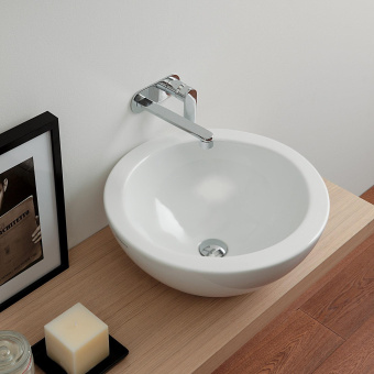 КЕРАМИЧЕСКАЯ РАКОВИНА 50 СМ FLAMINIA FONTE FONTANA, GRAPHITE (FN50L)