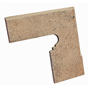 GRESMANC ZANQUIN FIORENTINO VOLCANO TAMBORА DRCHO 150972 27x28.8 Плинтус угловой правый