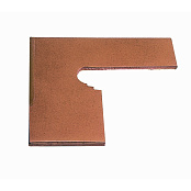 GRESMANC ZANQUIN FIORENTINO TERRA NATURE IZDO 151162 27x28.8 Плинтус угловой левый