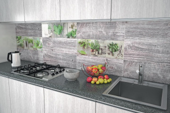 CERAMIKA KONSKIE SALERNO GLASS KITCHEN 2 INSERTO 20X60X0,85