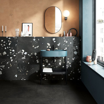 FIORANESE SCHEGGE DECO GRAFITE ACS907R 90X90X1