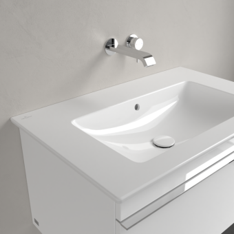 РАКОВИНА 80Х50 VILLEROY&BOCH VENTICELLO, WHITE ALPIN CERAMICPLUS (41048JR1)