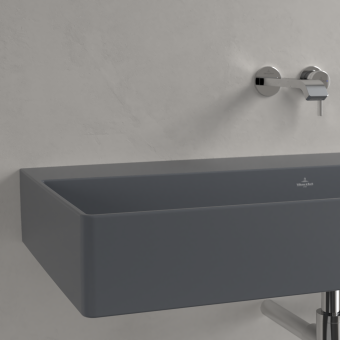 РАКОВИНА ПОДВЕСНАЯ 100Х47 VILLEROY&BOCH MEMENTO 2.0, GRAPHITE (4A221FI4)