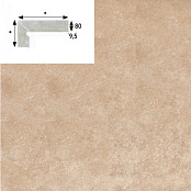 GRES ARAGON URBAN BEIGE ZANQUIN LEFT JG245 (ROUNDED STRING LEFT SIDE)