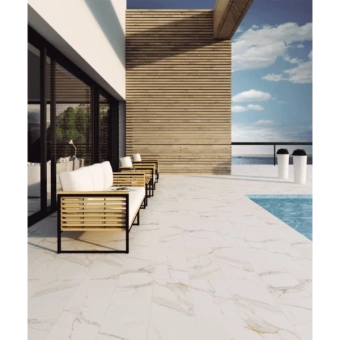 EXAGRES MARBLES PELDANO FIOR. CALACATA 33X120