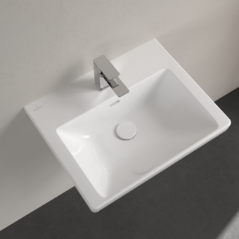 РАКОВИНА 55Х44 VILLEROY&BOCH SUBWAY 3.0, WHITE ALPIN (4A705501)