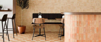 WOW BEJMAT SQUARE TAN MATT 121740 15X15