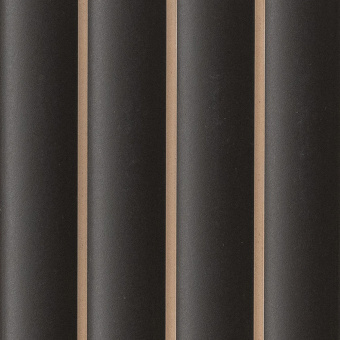 TERRATINTA MICRO 3D FORMS FLUTED BLACK MI3DFL07 10Х30