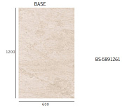GRESMANC EVOLUTION BASE BEIGE STONE SOFT TECH 5891261 60X120