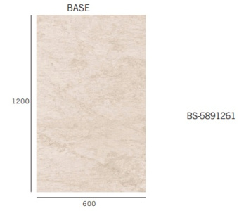 GRESMANC EVOLUTION BASE BEIGE STONE SOFT TECH 5891261 60X120