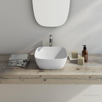 КЕРАМИЧЕСКАЯ РАКОВИНА 40 СМ CATALANO GREEN LUX, BIANCO SATINATO (140APGRLXBM)
