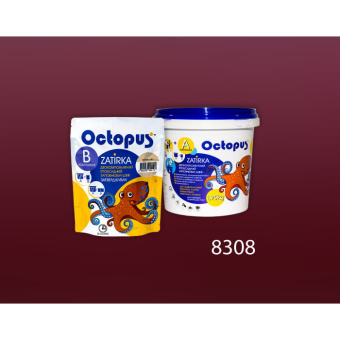 ЭПОКСИДНАЯ ЗАТИРКА OCTOPUS ZATIRKA 2-КОМП. ЦВЕТ РОЗОВЫЙ 8308 1,25 КГ (8308-1)