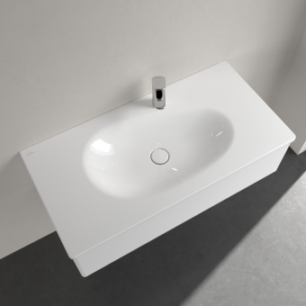 РАКОВИНА ВСТРАИВАЕМАЯ 100Х50 VILLEROY&BOCH ANTAO, WHITE ALPIN (4A76ABR1)