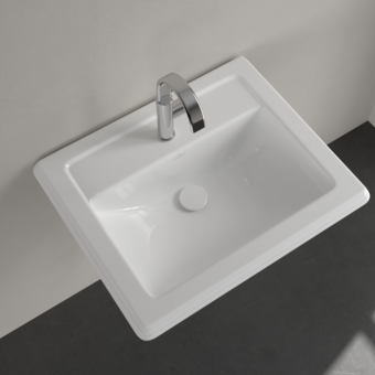 РАКОВИНА ВСТРАИВАЕМАЯ 63Х52,5 VILLEROY&BOCH HOMMAGE, WHITE ALPIN (710263R1)