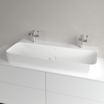 РАКОВИНА НАКЛАДНАЯ 100Х47 VILLEROY&BOCH FINION, WHITE ALPIN (41681LR1)