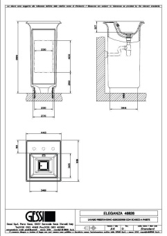 РАКОВИНА GESSI ELEGANZA (46826)