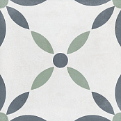 HARMONY HAVANA WHITE FLOWER 22,3x22,3x0,9