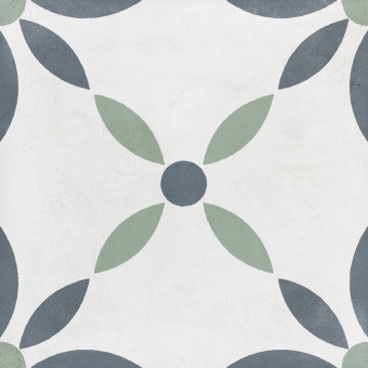 HARMONY HAVANA WHITE FLOWER 22,3x22,3x0,9