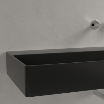 РАКОВИНА ПОДВЕСНАЯ 120Х47 VILLEROY&BOCH MEMENTO 2.0, EBONY (4A22CFS5)