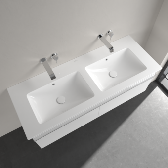 РАКОВИНА 130Х50 VILLEROY&BOCH VENTICELLO, WHITE ALPIN CERAMICPLUS (4111DJR1)