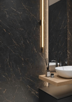 PARADYZ CARRASTONE BLACK SZKL RECT MAT 59,8X59,8