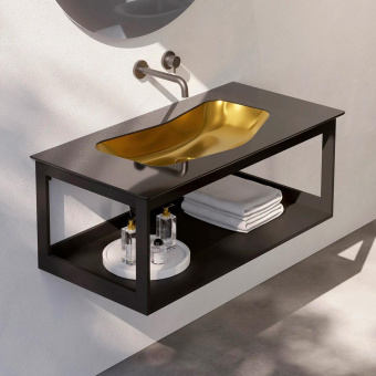 КЕРАМИЧЕСКАЯ РАКОВИНА 100Х50 СМ CATALANO EDITION, ORO-NERO (1100EDNO)