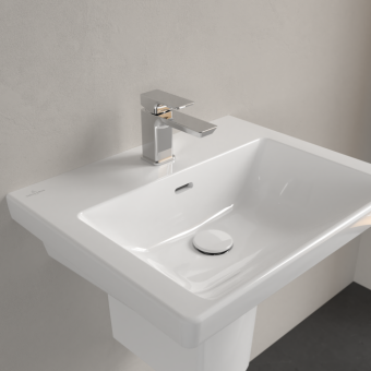 РАКОВИНА 55Х44 VILLEROY&BOCH SUBWAY 3.0, WHITE ALPIN (4A705501)