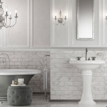 GOLDEN TILE METROTILES CARRARA 10X20X0,7