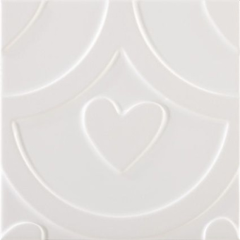 PAMESA AGATHA COEUR BLANCO 25X25