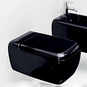 УНИТАЗ ПОДВЕСНОЙ CIELO SHUI, ЧЕРНЫЙ (SHVSB-N)