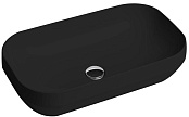 КЕРАМИЧЕСКАЯ РАКОВИНА 60 СМ AXA DECUS, ЧЕРНАЯ МАТОВАЯ (8530007)