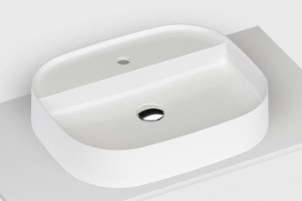 РАКОВИНА НАКЛАДНАЯ 55Х45 СМ GALASSIA SMART B, БЕЛЫЙ МАТОВЫЙ (7401MT)