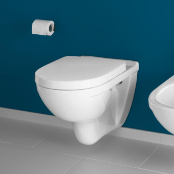 УНИТАЗ ПОДВЕСНОЙ VILLEROY&BOCH O.NOVO DIRECTFLUSH, CERAMICPLUS (5660R0R1)
