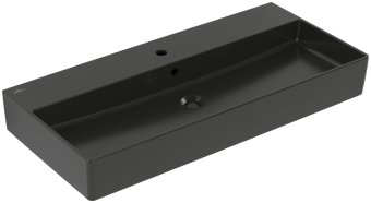 РАКОВИНА ПОДВЕСНАЯ 100Х47 VILLEROY&BOCH MEMENTO 2.0, EBONY (4A22A5S5)