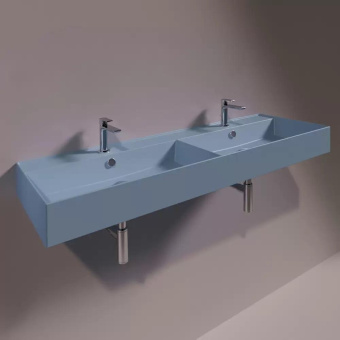 КЕРАМИЧЕСКАЯ РАКОВИНА 141 CМ SIMAS AGILE, MATTE PERVINCA (AG 141D)