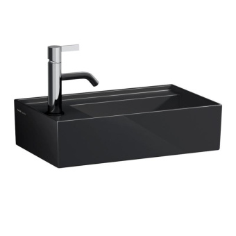 КЕРАМИЧЕСКАЯ РАКОВИНА 46 СМ LAUFEN KARTELL, ЧЕРНЫЙ ГЛЯНЦЕВЫЙ (H8153350201111)