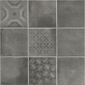 LA FENICE FATTOAMANO MAIOLICA NERO 61.5x61.5