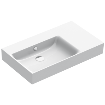 КЕРАМИЧЕСКАЯ РАКОВИНА 80Х47 СМ CATALANO PREMIUM LEFT, BIANCO LUCIDO (180SVPN00)