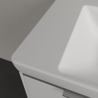 РАКОВИНА 80Х47 VILLEROY&BOCH SUBWAY 3.0, STONE WHITE (4A7081RW)